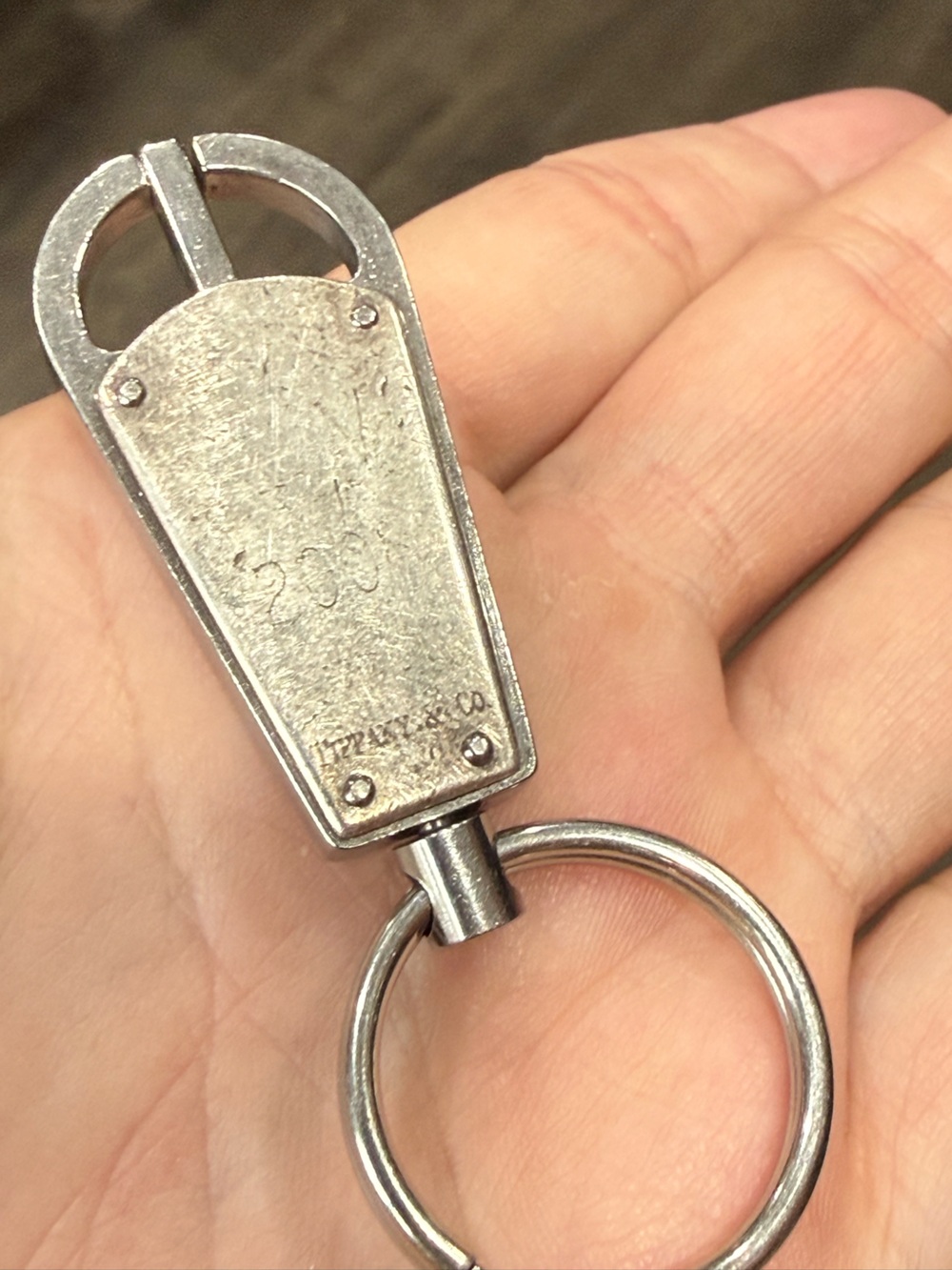 TIFFANY & CO. sterling silver valet keyring - Picture 5 of 5